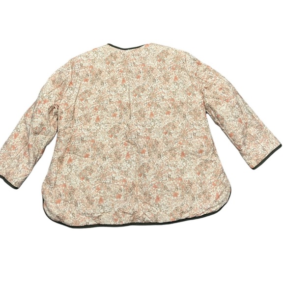 Maje Olive Green Quilted Jacket Reversible Size Small - Picture 5 of 7